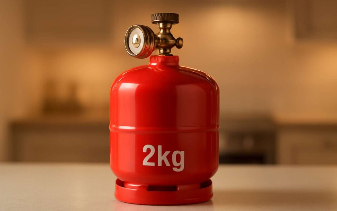 Compact, reliable gas bottle 2kg for camping, grilling, and outdoor adventures.