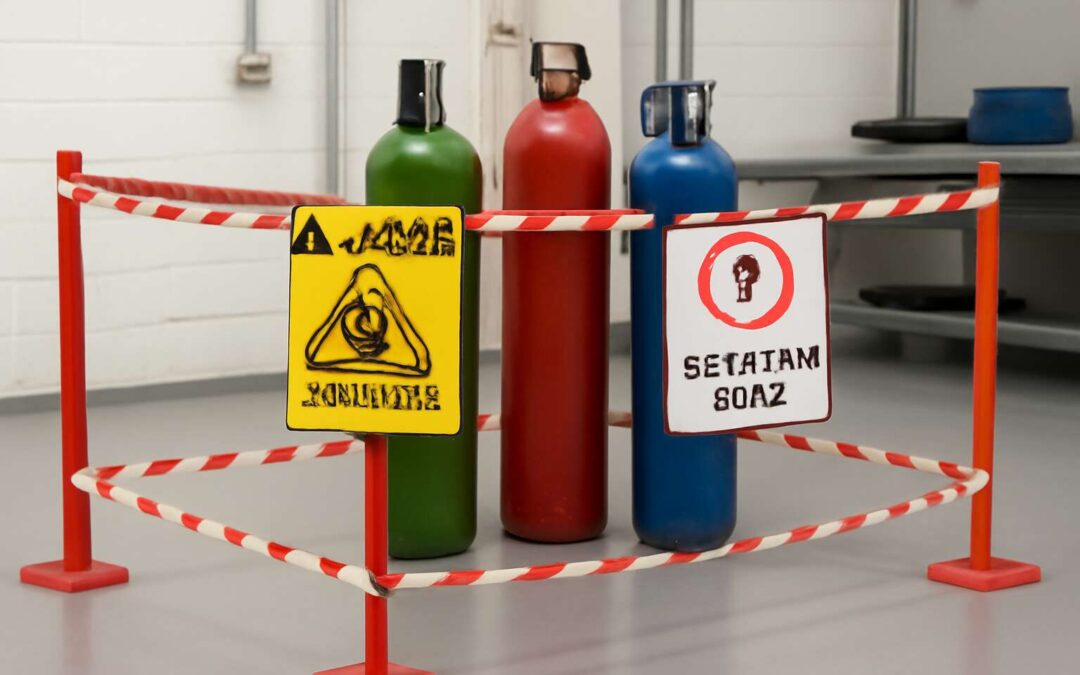 Protect your team with a gas bottle exclusion zone: essential safety tips and guidelines.