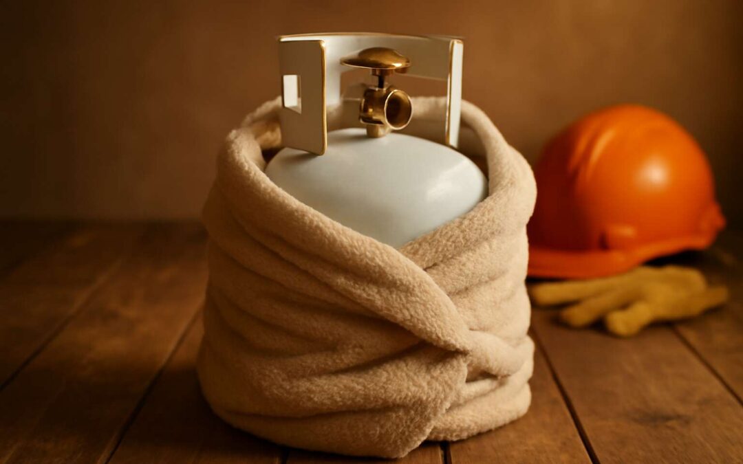 gas bottle blanket
