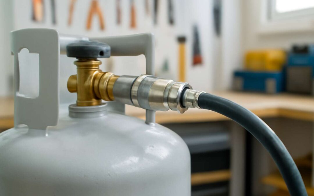 gas bottle quick connect