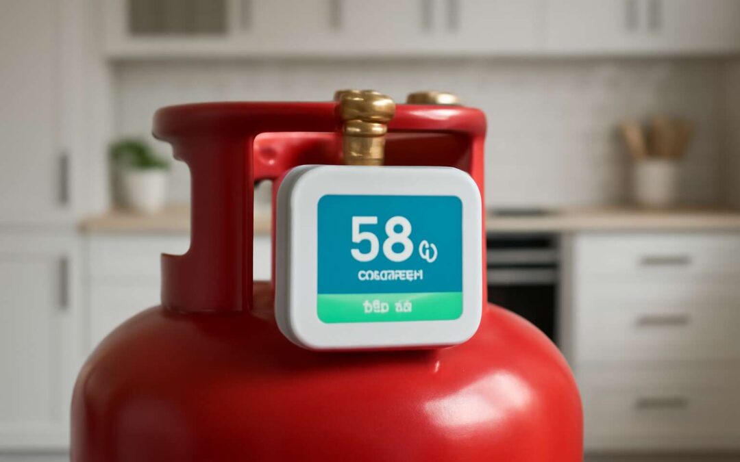 gas bottle monitor