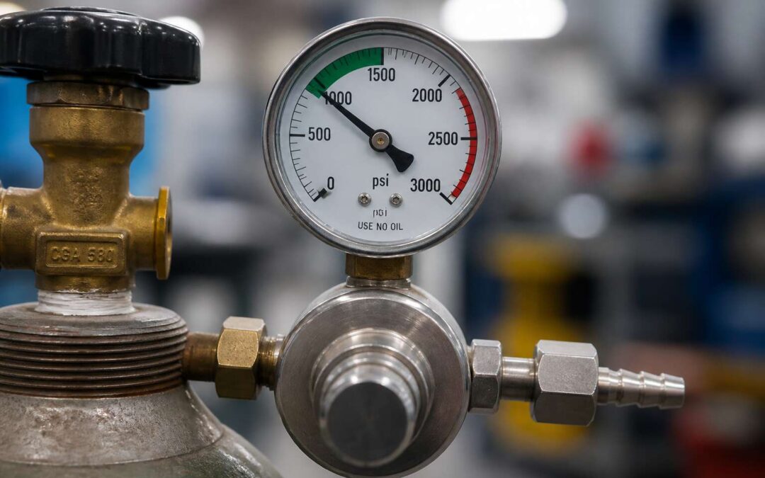 Check your gas bottle pressure gauge before every cookout.