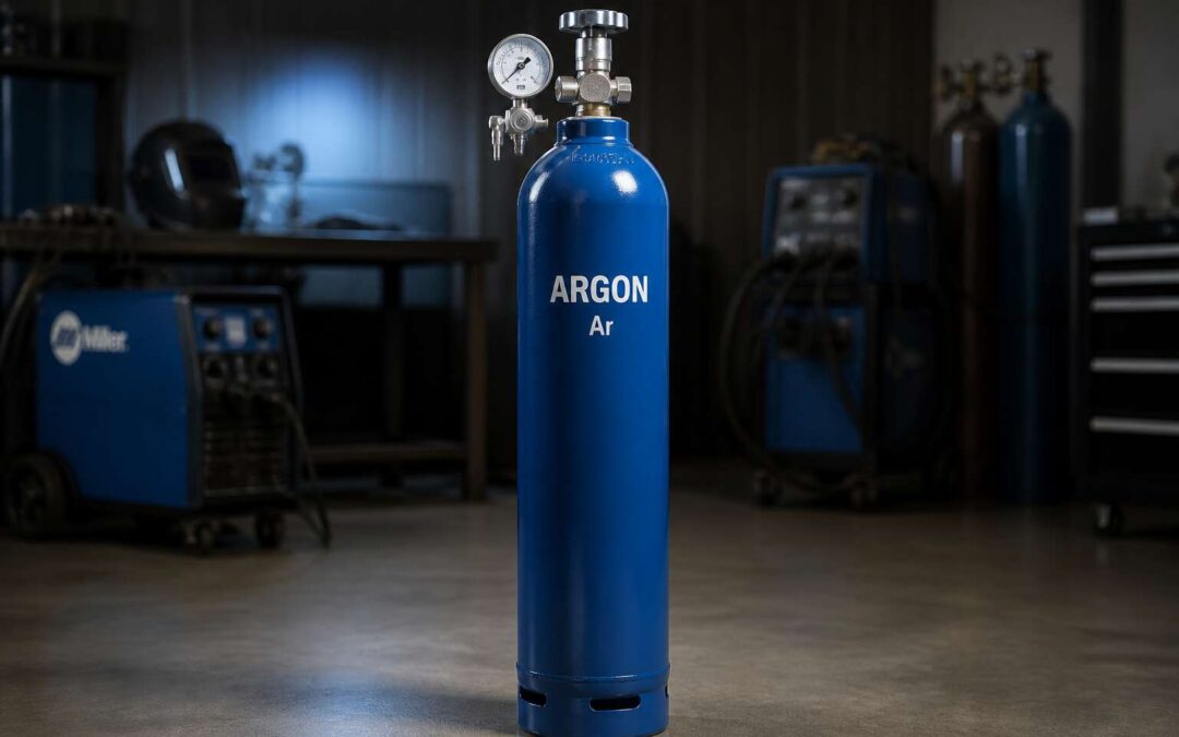 argon gas bottle